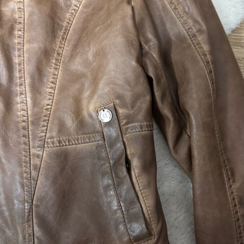 Attrattivo leather jacket brown size L like new