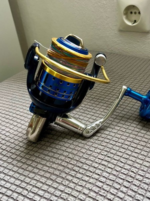 Salina II Okuma shore jigging reel and Hart Bloody rod like new