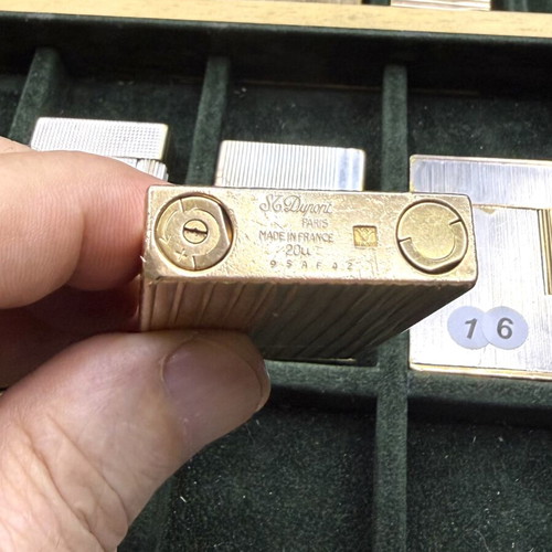 DuPont N5 gold lighter used, vintage