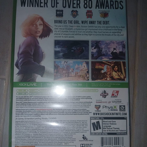 Bioshock Infinite new, American edition for Xbox One