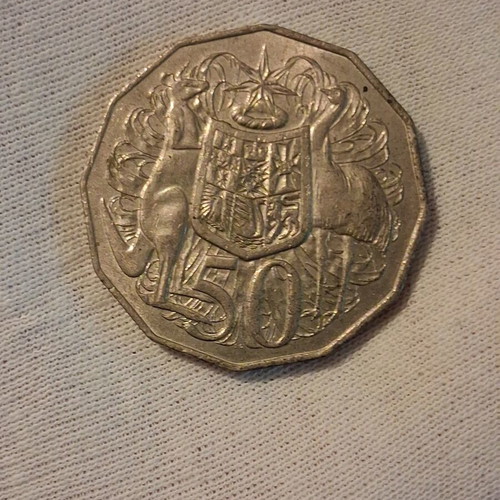 50 Cents Australia 1981 coin, like new
