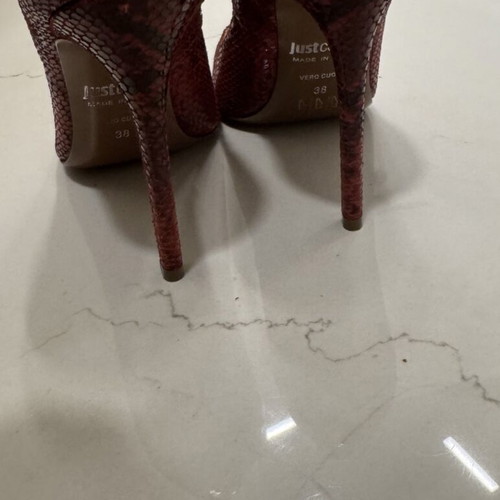 Just Cavalli red high heels new, size 38