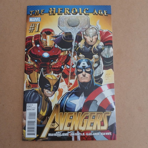 Avengers #1 Heroic Age comic like new, first Black Panther cameo