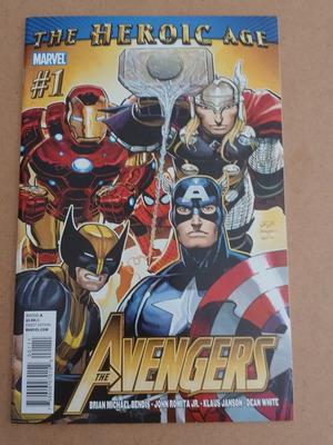 Avengers #1 Heroic Age comic like new, first Black Panther cameo