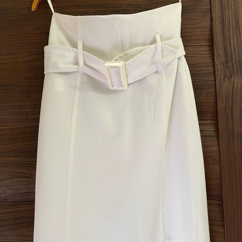 Paranoia midi skirt white like new