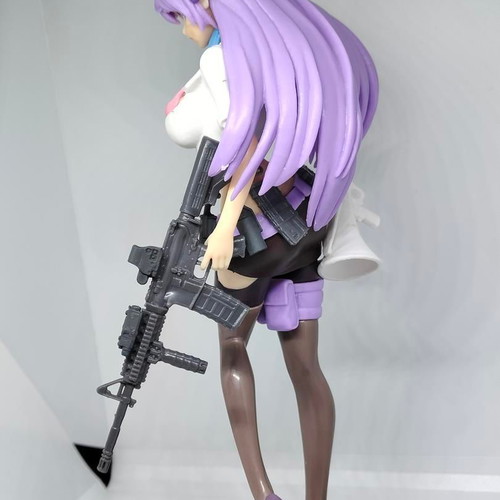 Anime Girl Collectible Figure with M4 Gun and Equipment like new