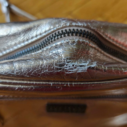 Superdry small shoulder bag used, gold color