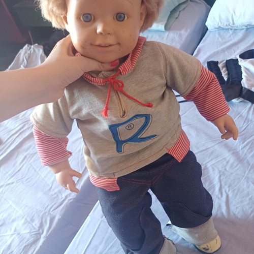 Smoby Robbie vintage doll, 60cm, 2000s
