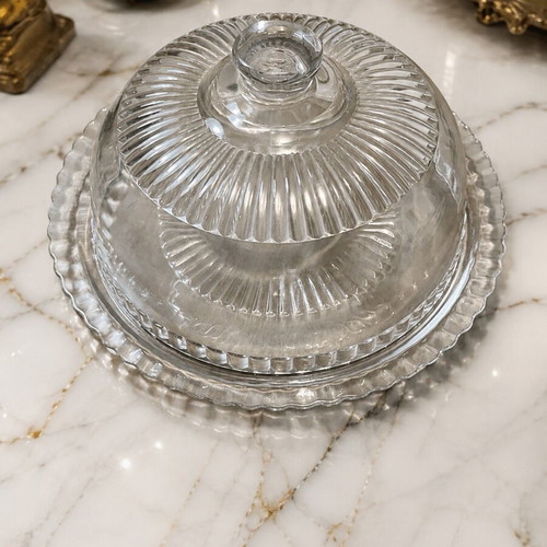 Arcoroc France Vintage γυάλινη τουρτιέρα με καπάκι σαν καινούργιο
