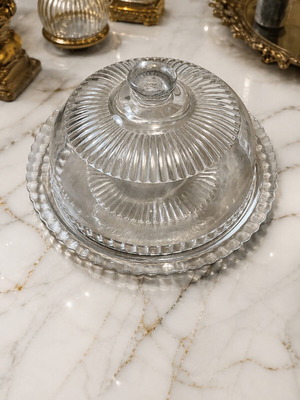 Arcoroc France Vintage γυάλινη τουρτιέρα με καπάκι σαν καινούργιο