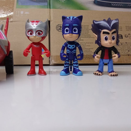 PJ Masks figures and Turbo Blast vehicle like new