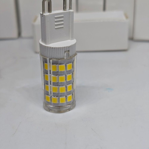 Set of 10 LED G9 bulbs 64 SMD cool white new