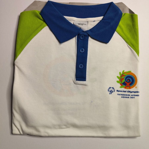 Official Athens 2011 Special Olympics Polo Shirt new