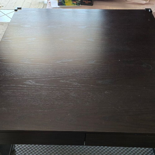 Coffee table used with 4 drawers and wheels
