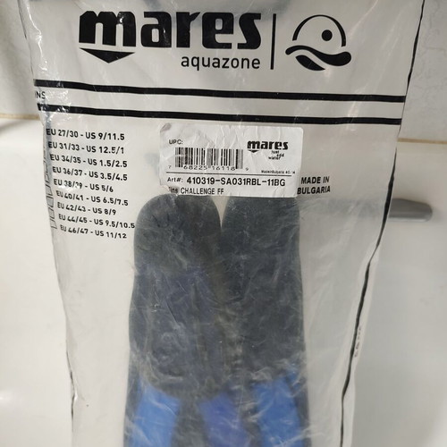 Mares Challenge Fins Size 31-33 New