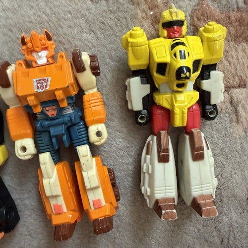 Transformers vintage toys, set of 5 figures