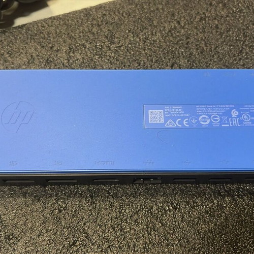 HP USB-C Dock G4 docking station like new, complete set with cables and charger