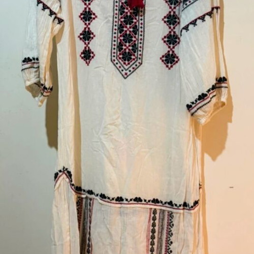 Star Mela Boho embroidered dress tunic 100% cotton like new M/L