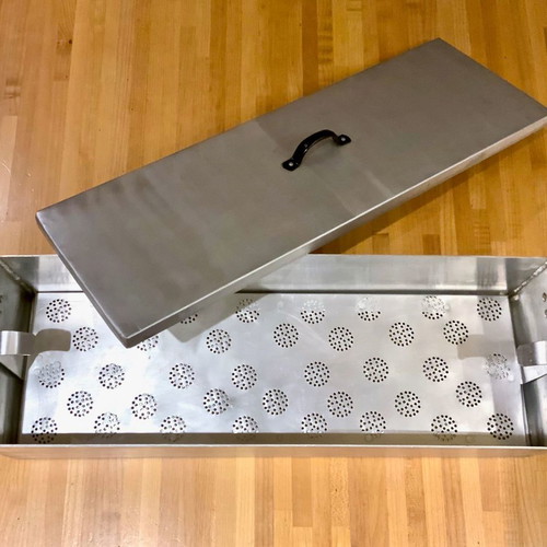 Aluminum Fish Roasting Pan used 60cm 15L with Rack and Lid vintage