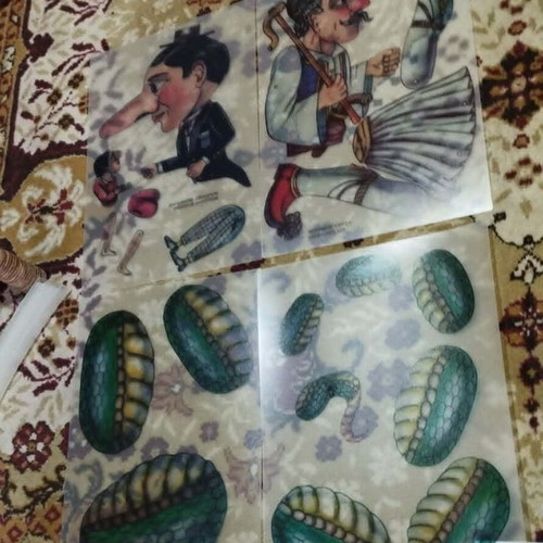 Karagiozis and His Company figures and sceneries set