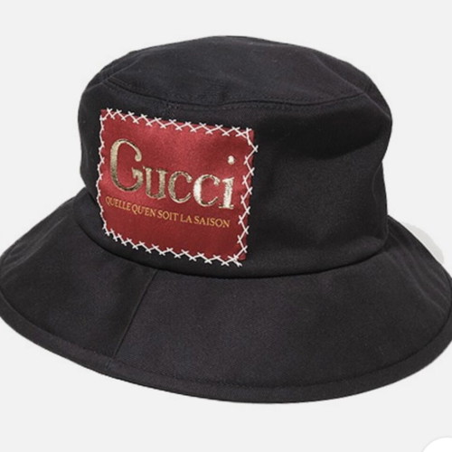 Gucci Fedora hat new, size 57, authentic with gold thread monogram