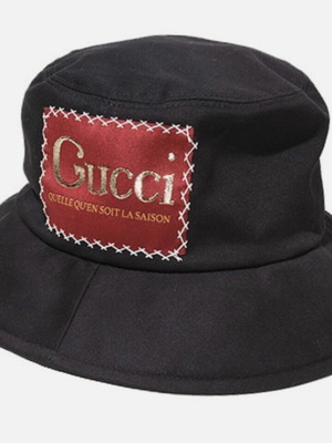 Gucci Fedora hat new, size 57, authentic with gold thread monogram