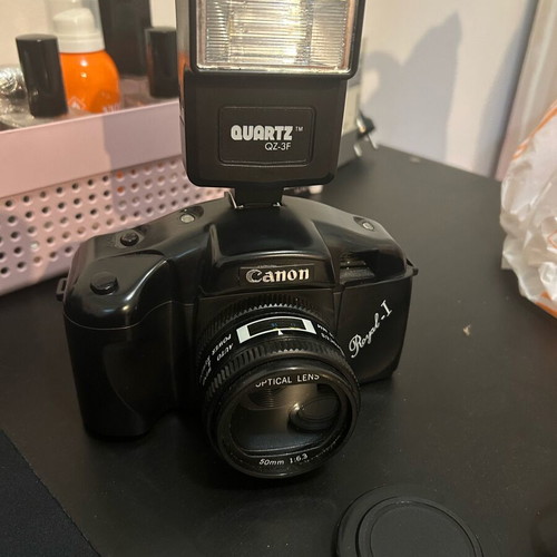 Vintage toy cameras used Sony Big Royal View and Canon Royal-I