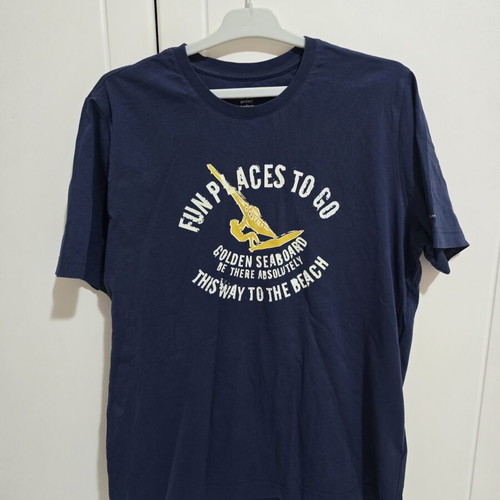 Oxford Company men's T-shirt medium blue like new