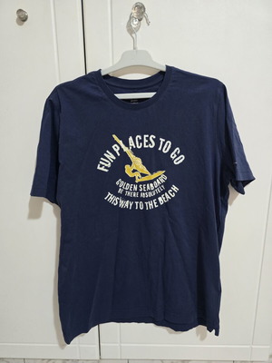 Oxford Company men's T-shirt medium blue like new