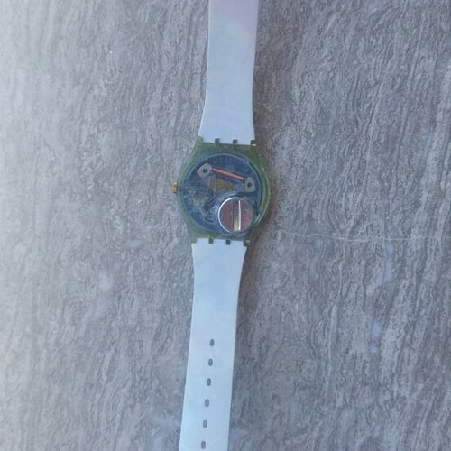 Swatch Court 5743 Limited Edition art watch like new, colorful