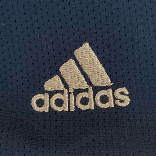 Adidas vintage double face basketball shorts '90s like new, white and blue
