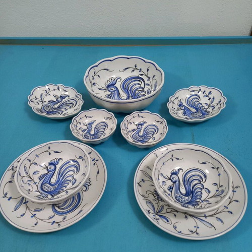 Vintage handmade dish set used from Portugal