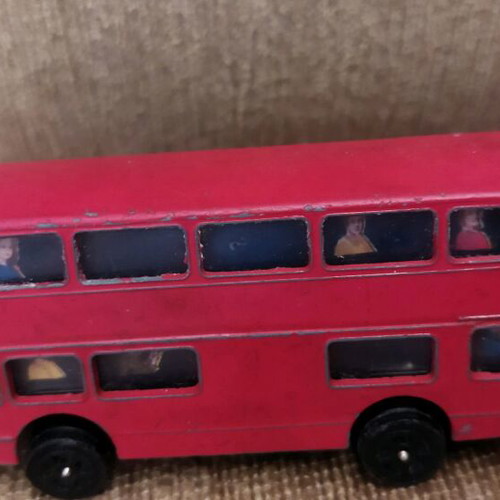 Collectible London bus vintage Corgi Juniors used model