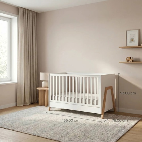 Casababy Oslo Convertible Baby Cot 0-6 Years Like New