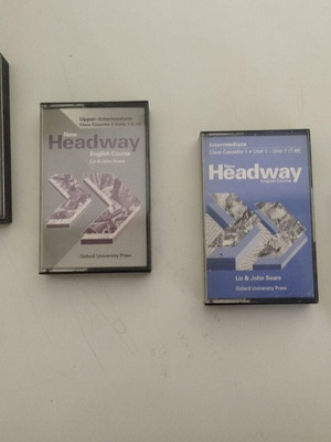 New Headway English Course cassette tapes like new, set of 4