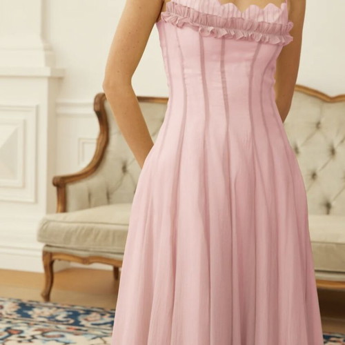 Pink dress, Miss Rosier