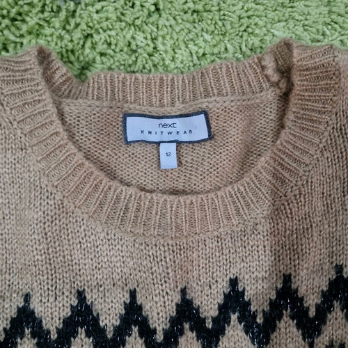 Next reindeer knitwear sweater like new, size M