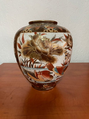 Βάζο H F P Macau Handmade ανάγλυφο 24 x 21 καινούργιο