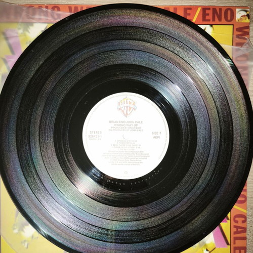 Brian Eno & John Cale Wrong Way Up LP used, 1990 Greek edition