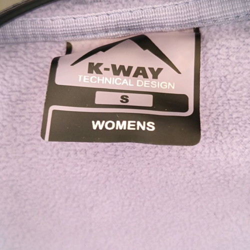 K-Way Mira Softshell Jacket used, size S, lavender