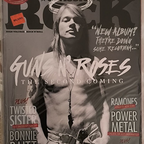 Classic Rock Magazine April 2016 Axl Rose Guns N' Roses with CD