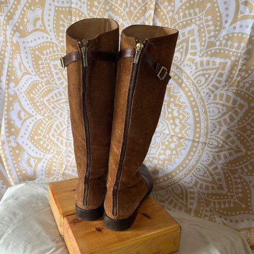 Riding boots used, tan color, size 40