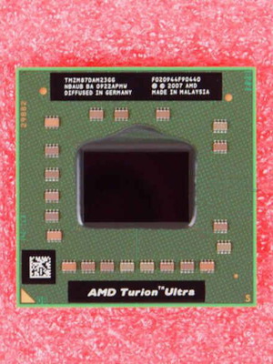 AMD Turionx2 Ultra ZM-87 used laptop processor 2400MHz