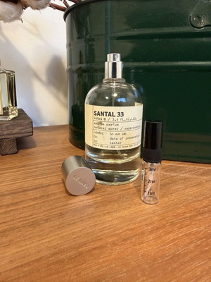 Le Labo Santal 33 3ml Eau de Parfum γνήσιο μεταγγισμένο άρωμα