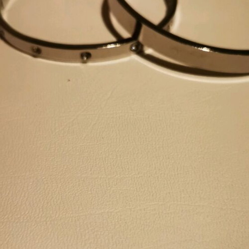 Steel bracelets like new