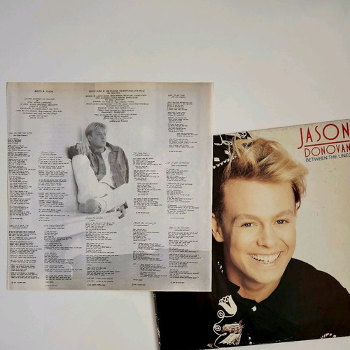 Jason Donovan Between The Lines vinyl record like new