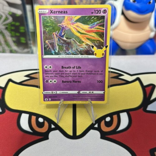 Pokemon card Xerneas holographic celebrations καινούργιο