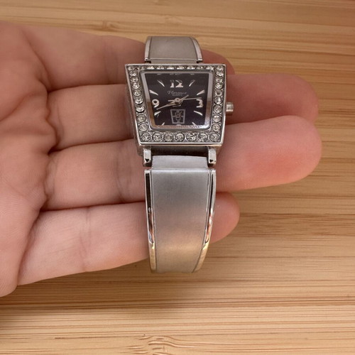 Florence Quartz women's watch used with trapezoid case and rhinestones