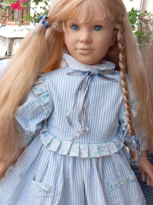 Furga Italian Doll 76cm like new with original outfit and blue eyes