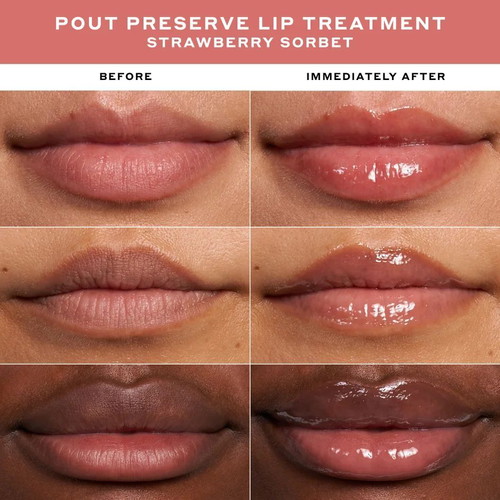 Pout Preserve Peptide Lip Treatment new, Strawberry Sorbet I love Henriksen